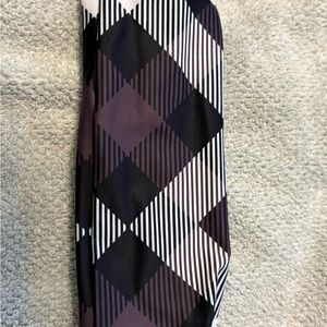 Constantly Varied Gear Plaid Headband - Purple, Black, and White